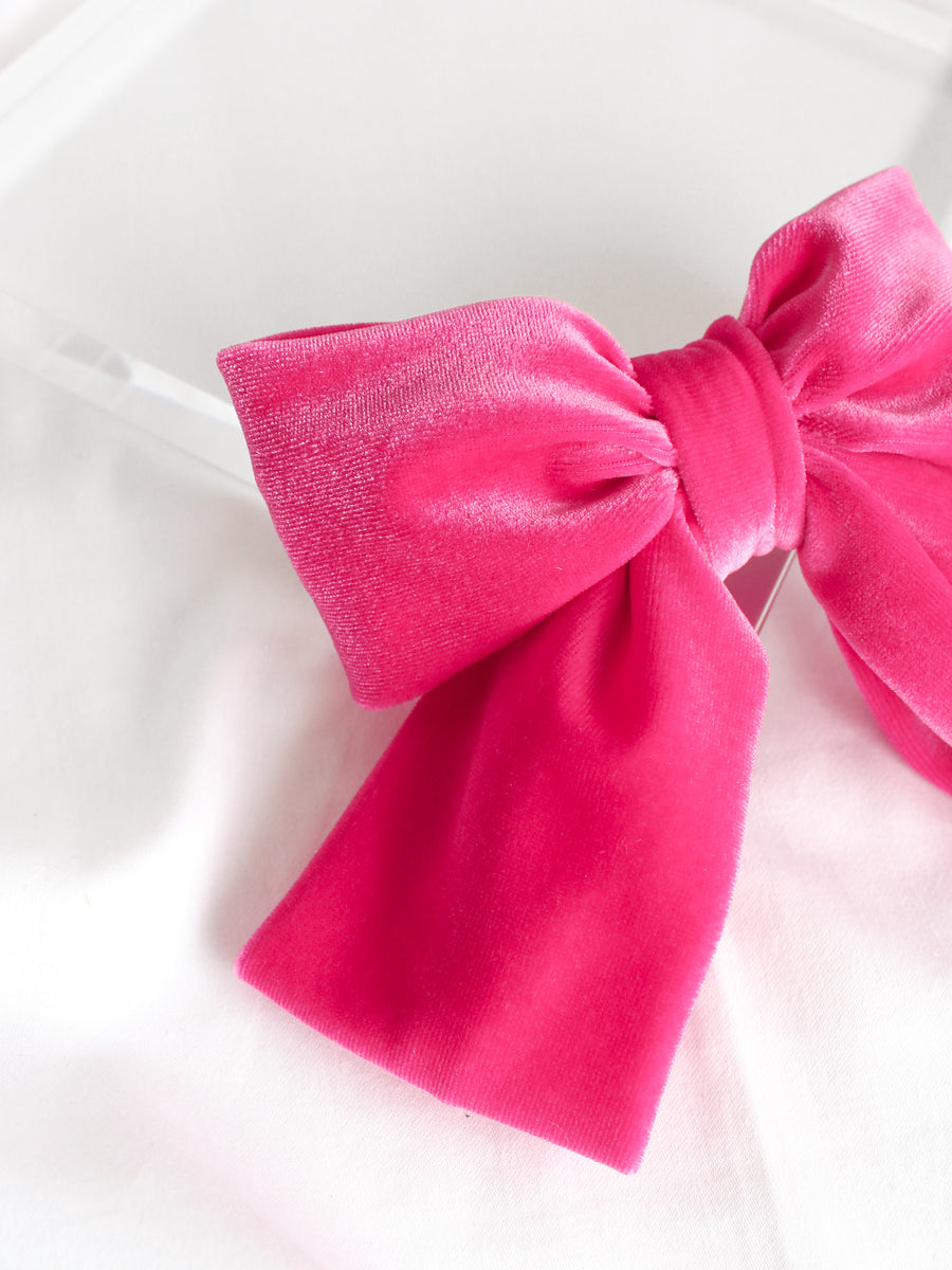 Velvet Bow  Pink – Pigment